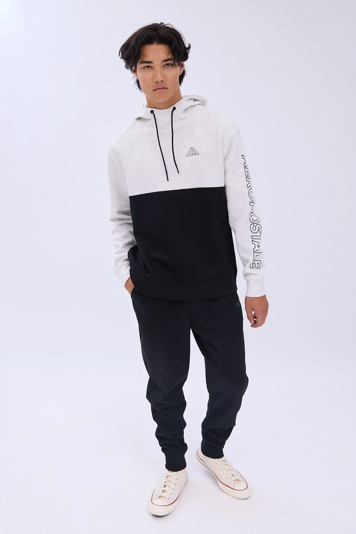 AERO Air Tech Fleece Colour Block Hoodie