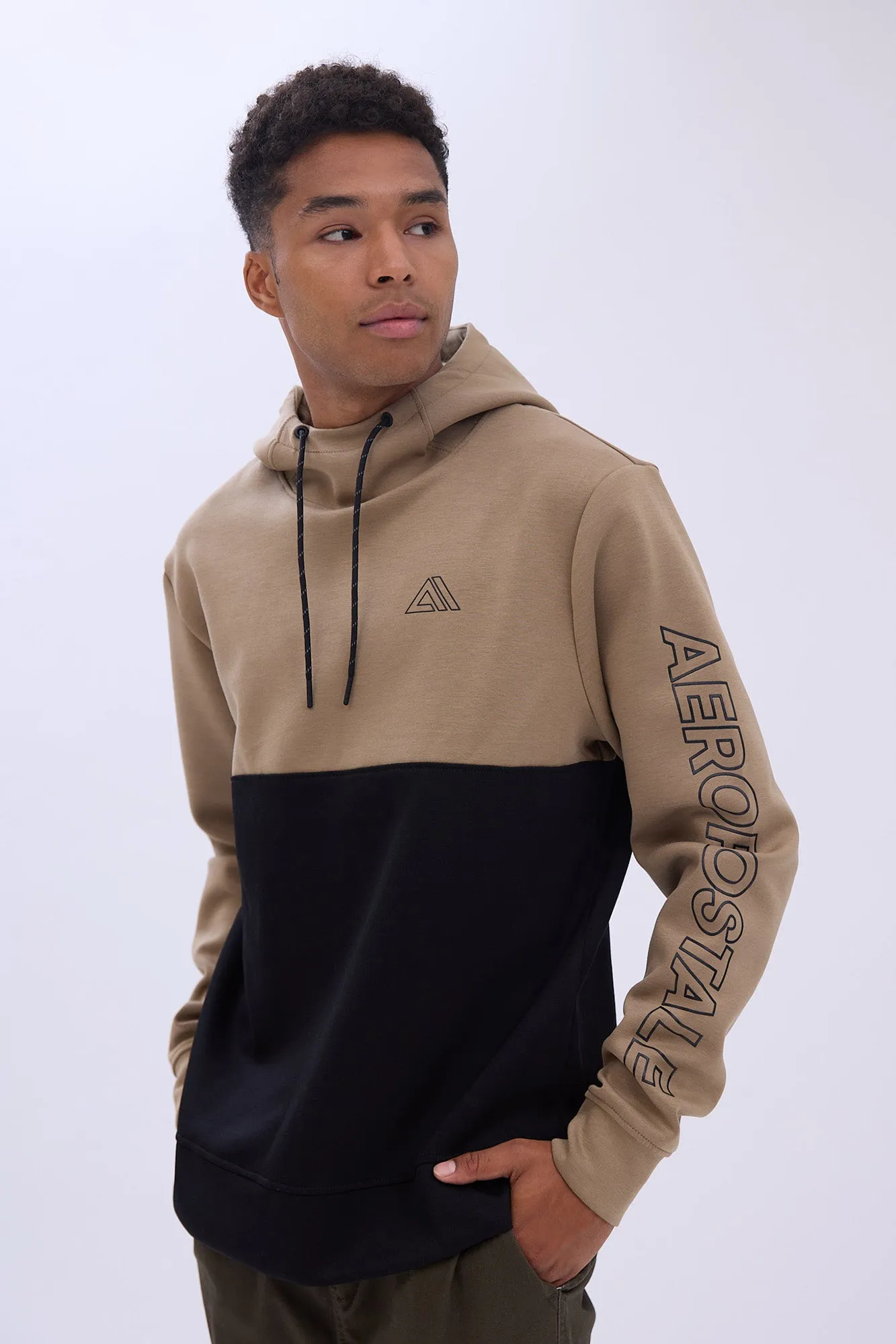 AERO Air Tech Fleece Colour Block Hoodie