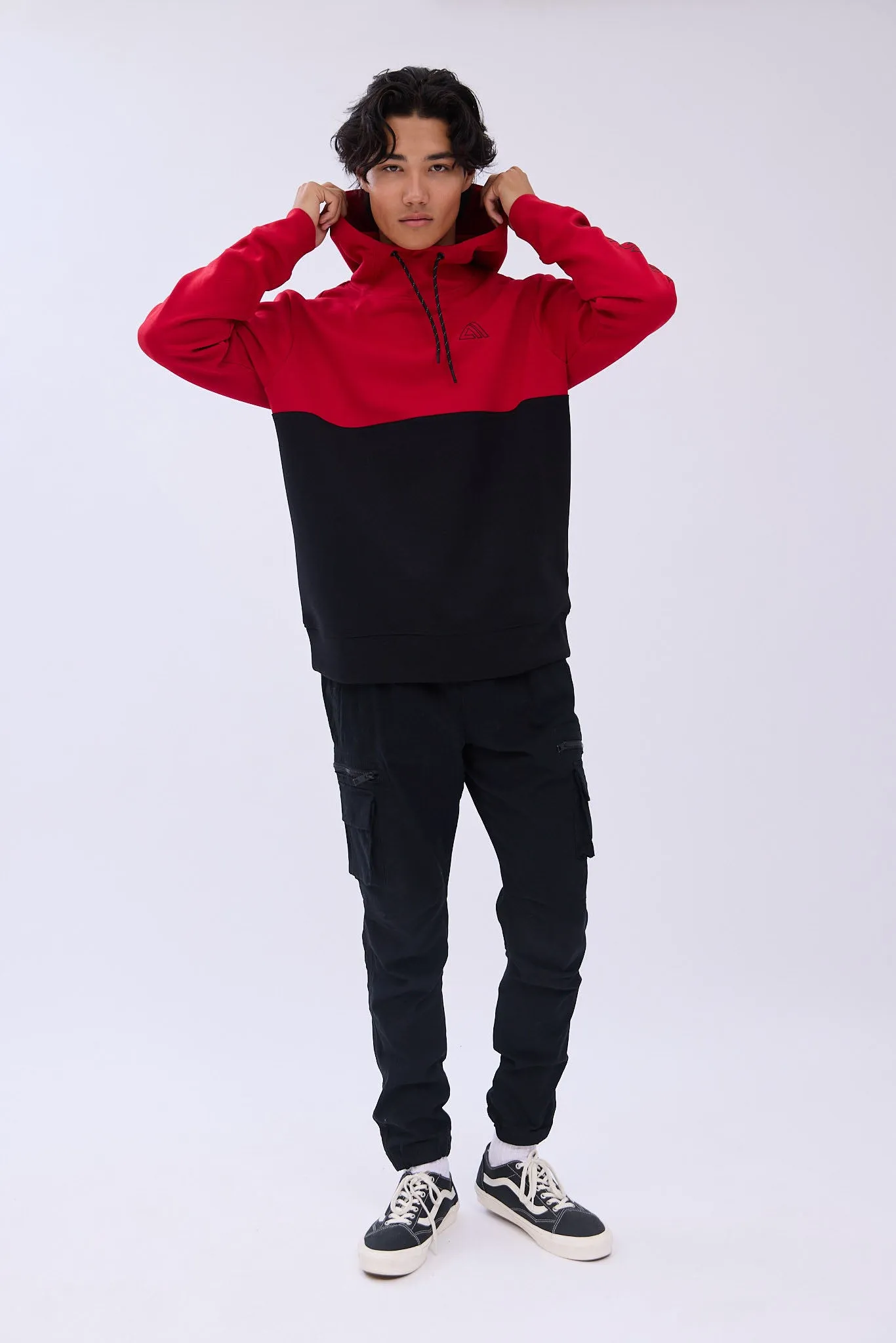 AERO Air Tech Fleece Colour Block Hoodie