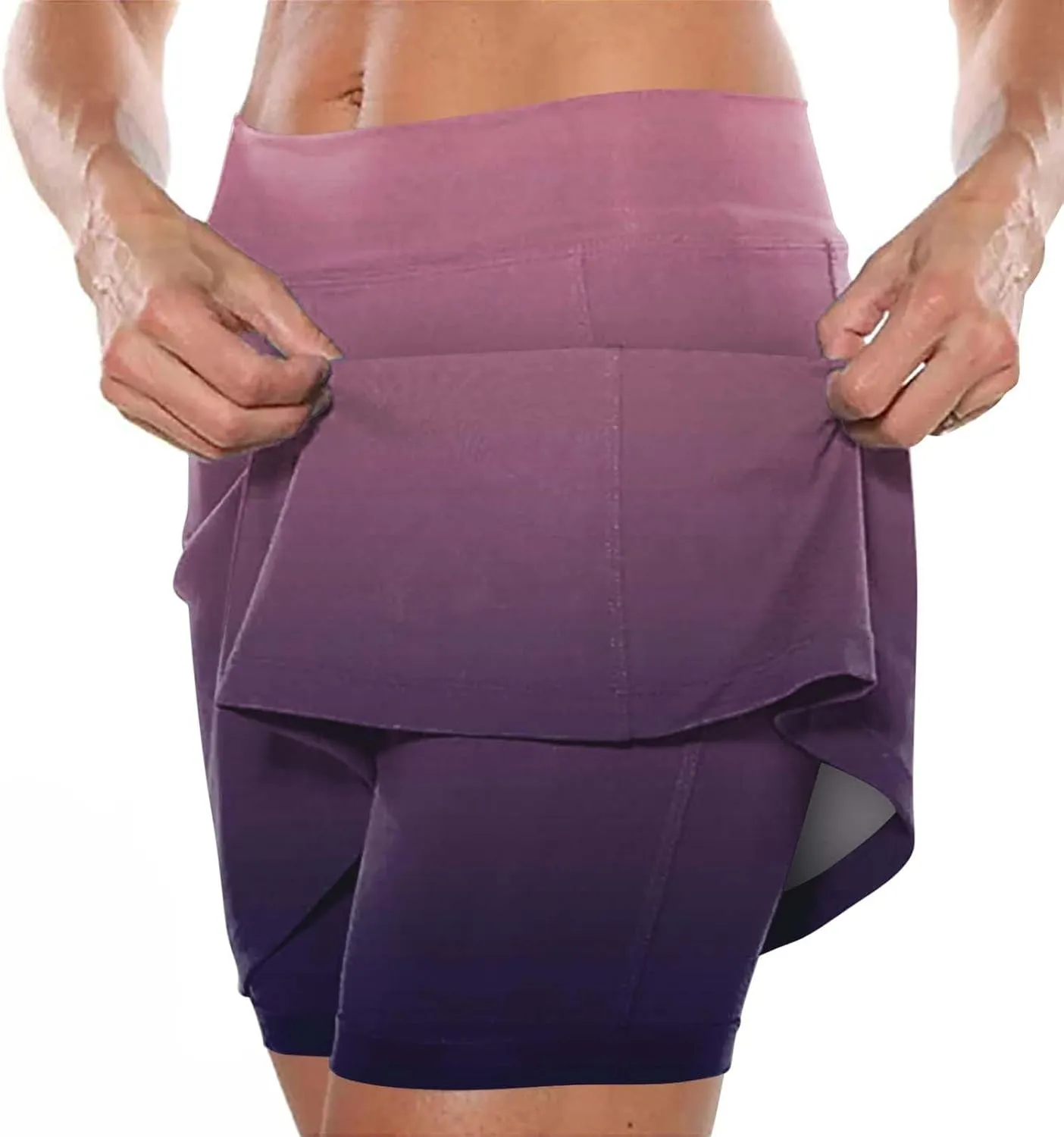 aihihe Pleated Golf Skirts for Women Plus Size Skorts for Women with Pockets Dressy Skorts for Women with Pockets Plus Size