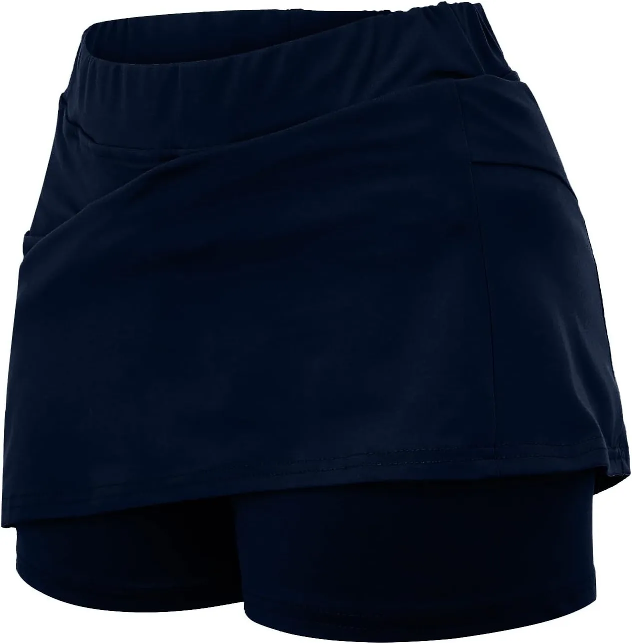 aihihe Pleated Skirts for Women Plus Size Pink Womens Shorts Casual Long Length Tennis Dress with Pockets Plus Size