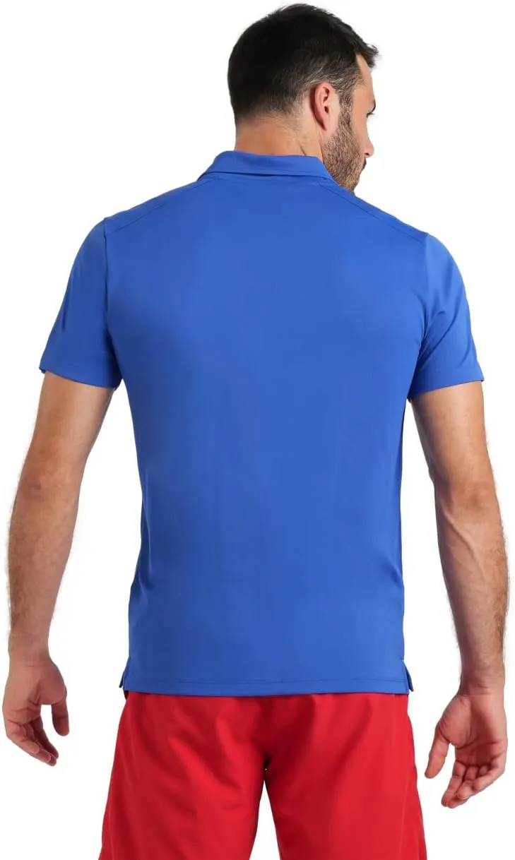 ARENA Unisex Team Solid Polo Shirt Short Sleeve Quick Dry Active Tee Regular Fit Athletic Top Gym Exercise Training