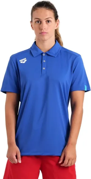 ARENA Unisex Team Solid Polo Shirt Short Sleeve Quick Dry Active Tee Regular Fit Athletic Top Gym Exercise Training