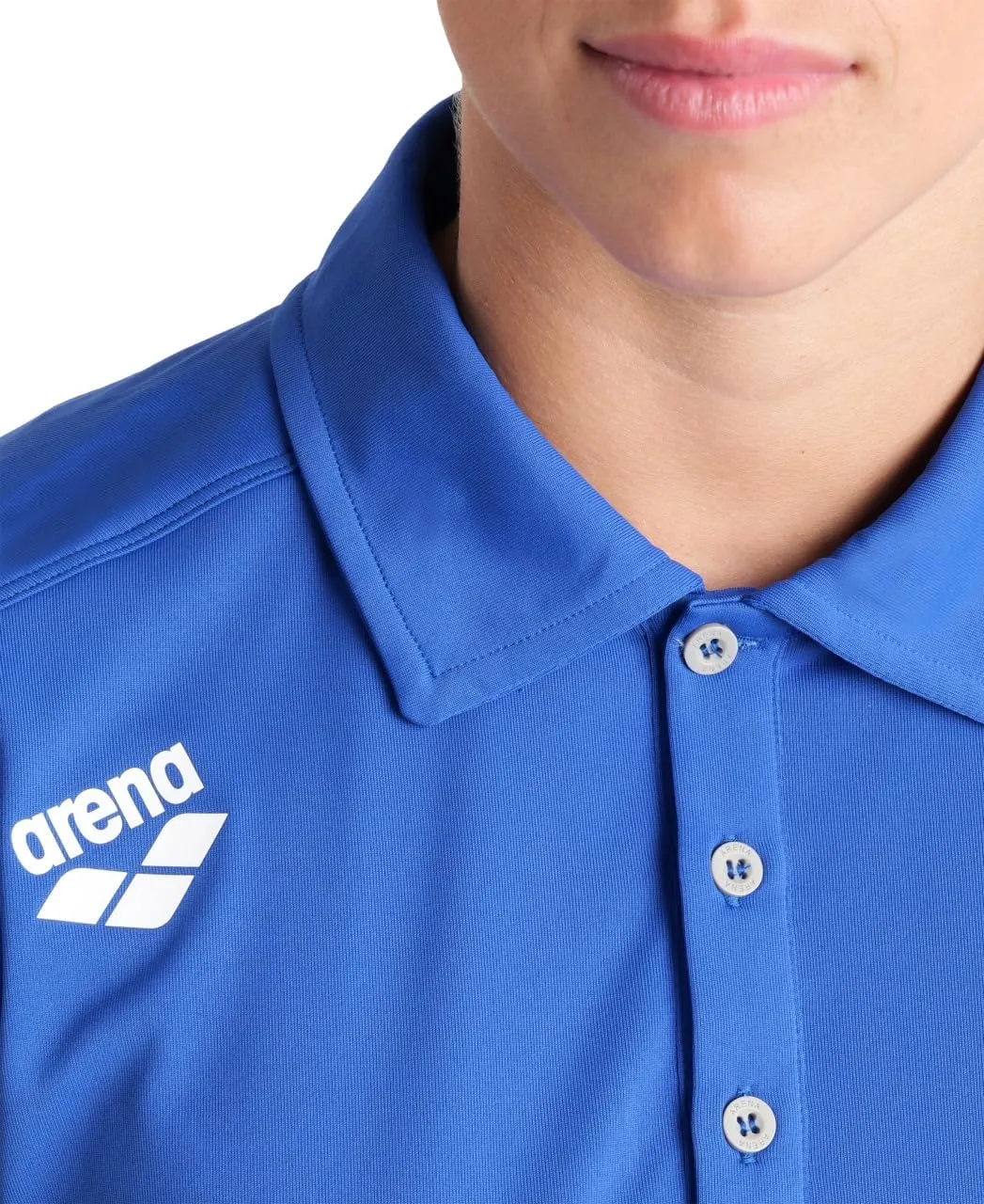 ARENA Unisex Team Solid Polo Shirt Short Sleeve Quick Dry Active Tee Regular Fit Athletic Top Gym Exercise Training