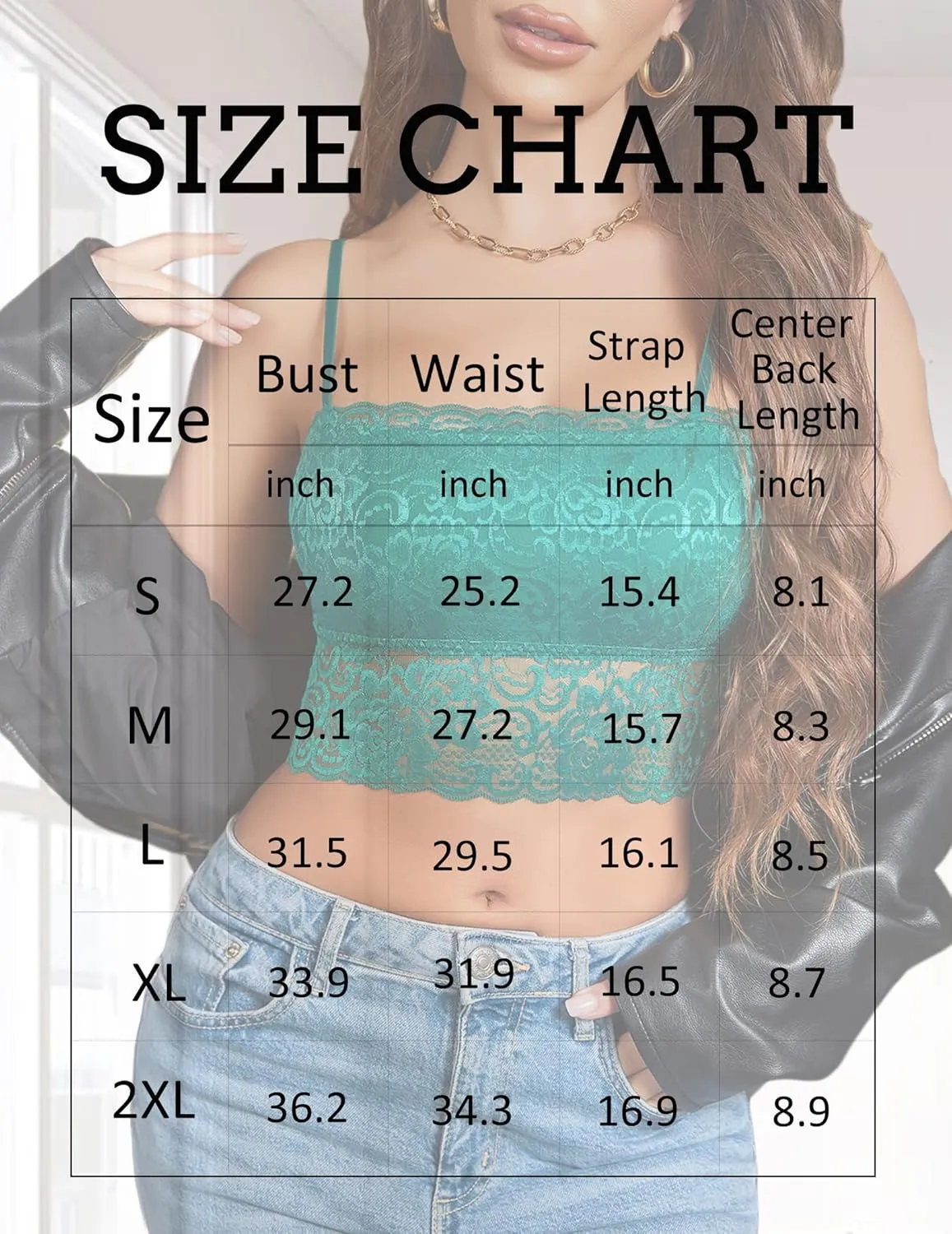 Avidlove Bralettes for Women Lace Spaghetti Strap Tank Top Tube Slim Basic Camisole