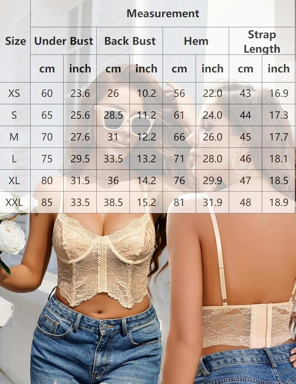 Avidlove Lace Bralettes for Women Y2k Camisole Lingerie Adjustable Strap Crop Top