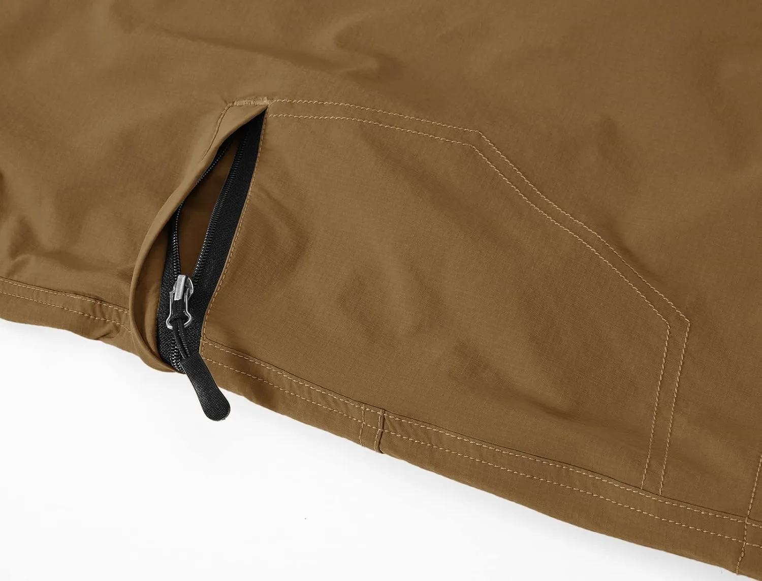 BASUDAM Men's Cargo Hiking Shorts Stretch Quick Dry Lightweight Work Shorts 6 Pockets for Camping Travel