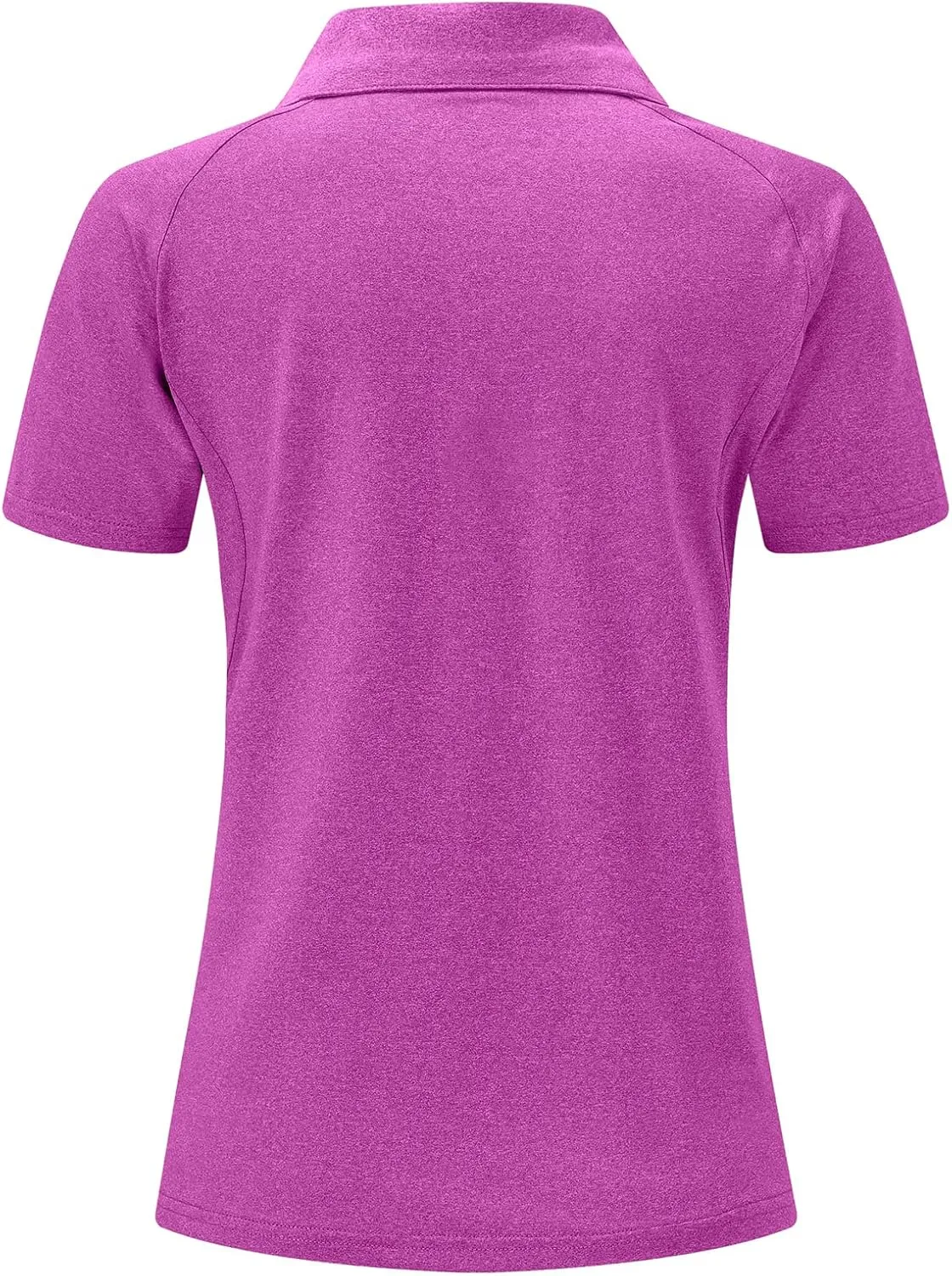 BGOWATU Women's Short Sleeve Golf Polo Shirts 1/4 Zip Tennis Tops Collared T-Shirts UV Protection Quick Dry