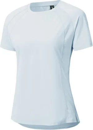 BGOWATU Women's Workout Athletic Tops Short Sleeve Crewneck T-Shirts Running Gym Yoga Tee Dry Fit UV Protection