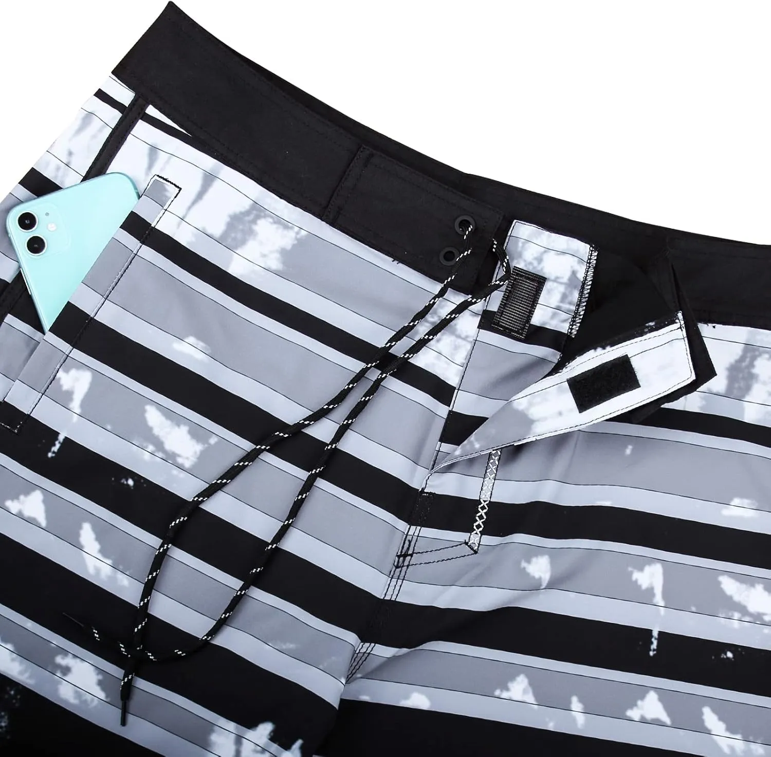 BOOMCOOL Mens Swim Trunks 2 Pcaks Swim Shorts Boardshorts Beach Shorts with Funny Swimwear Bathing Suits for Men