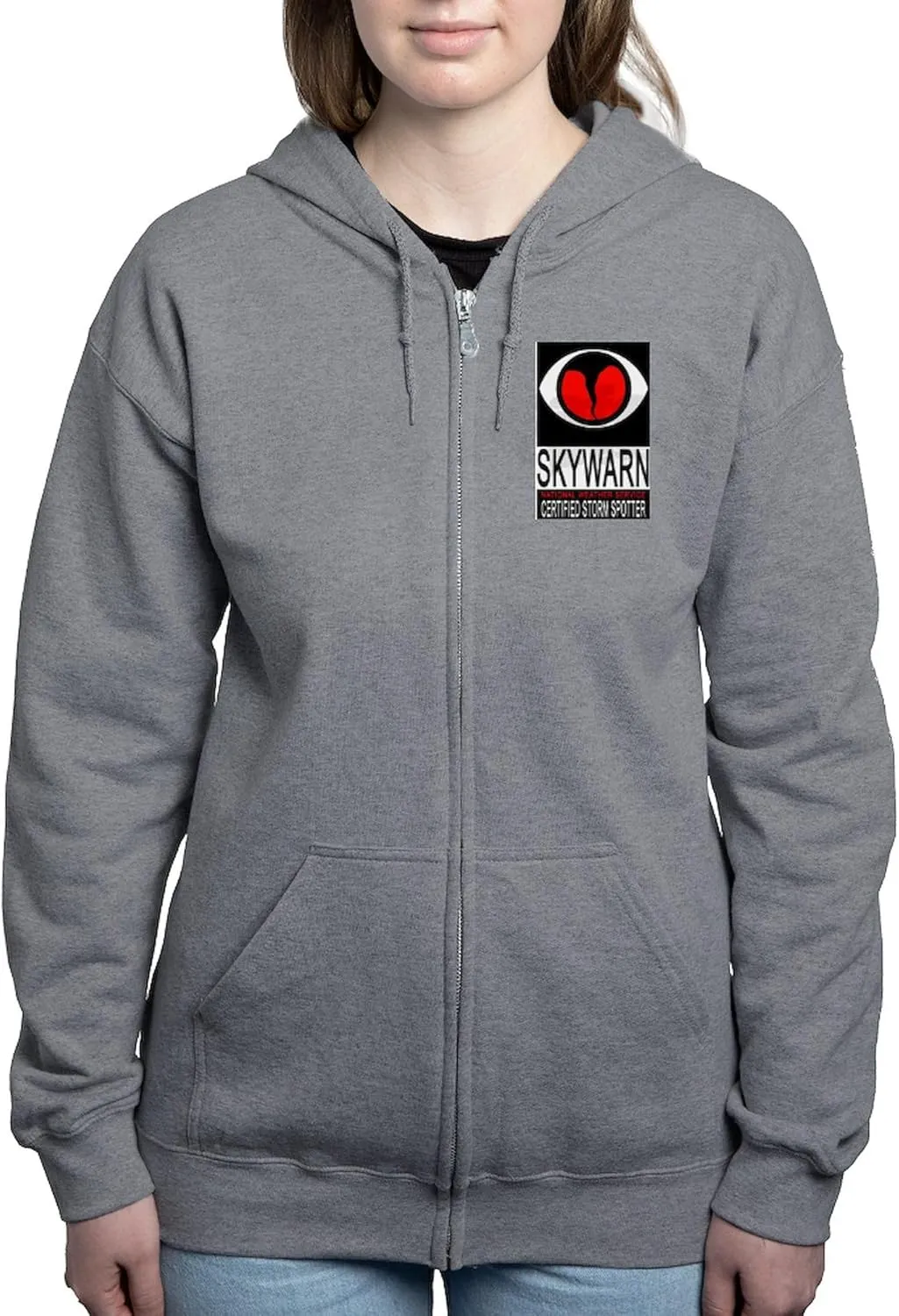 CafePress Skywarn Spotter Sweatshirt Women's Zip-up Hoodie Sweatshirt