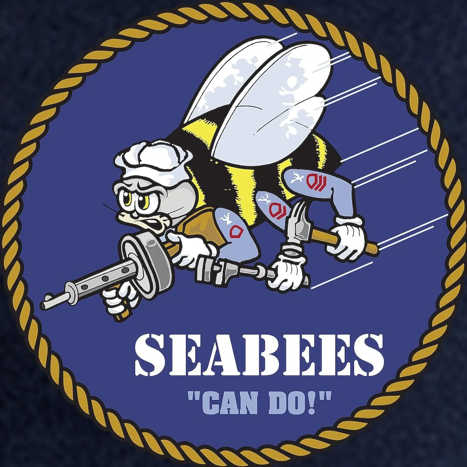 CafePress U.S. Navy Seabees Logo Women's Zip Up Hoodie Women's Zip-up Hoodie Sweatshirt