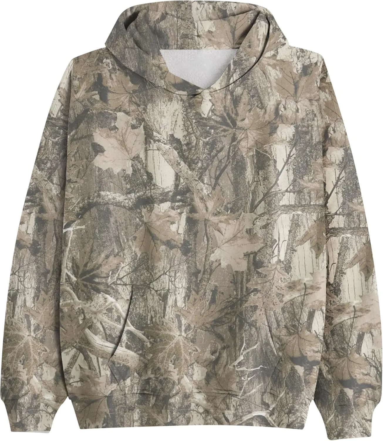 Camo Hoodie For Women Oversized Long Sleeve Drop Shoulder Fleece Hooded Sweatshirt Pullover With Pocket Outfits