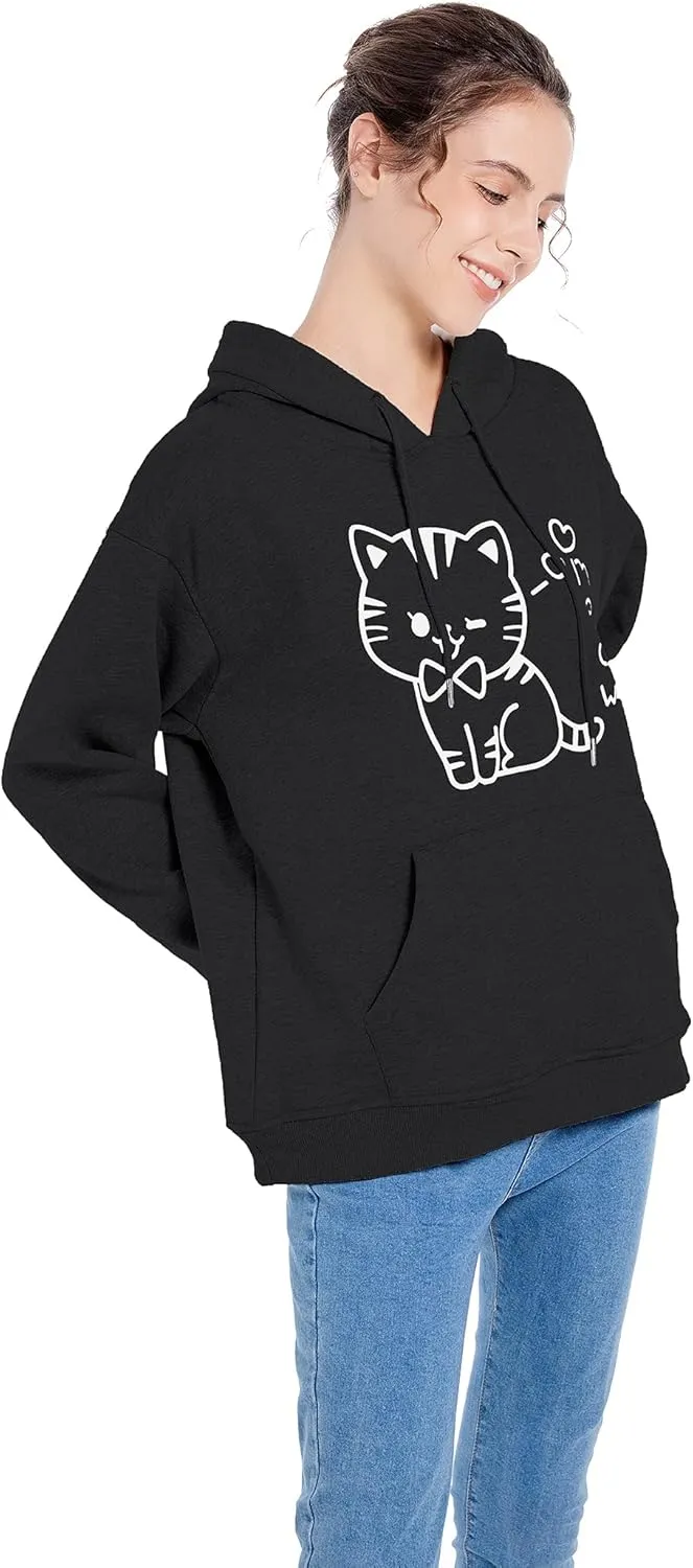 Cat Hoodies for Women Teen Girls
