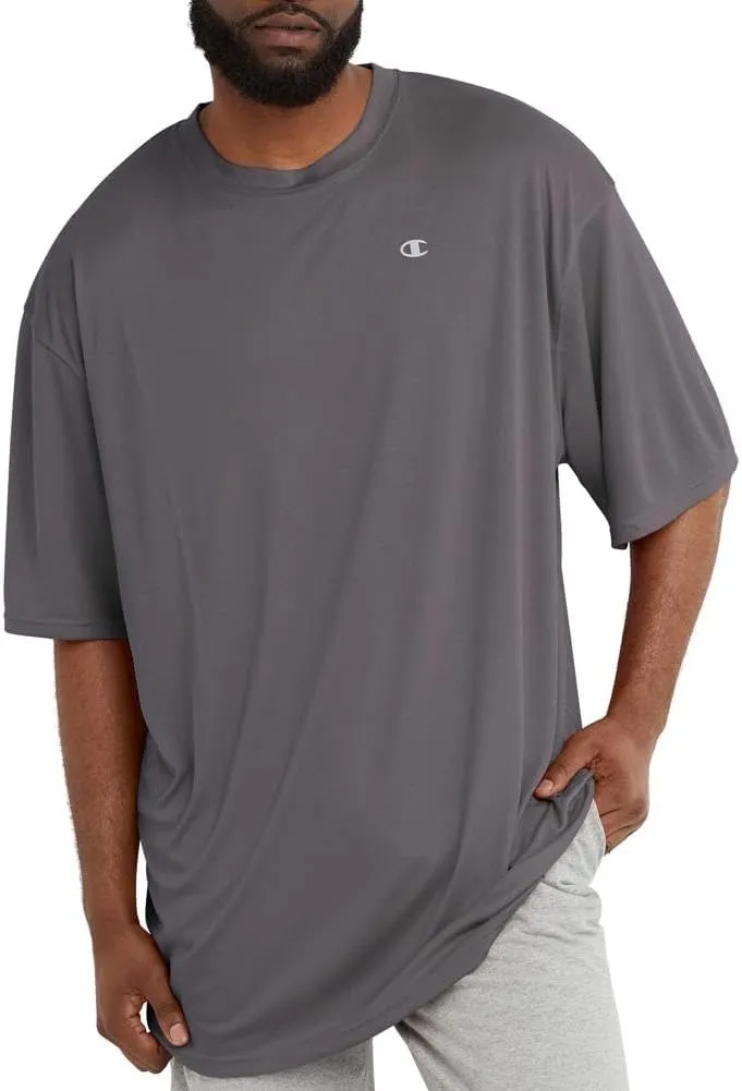Champion Men's Tshirt, Sport Tee, Moisture Wicking, Anti Odor, Athletic T-Shirt For Men Reg. Or Big & Tall