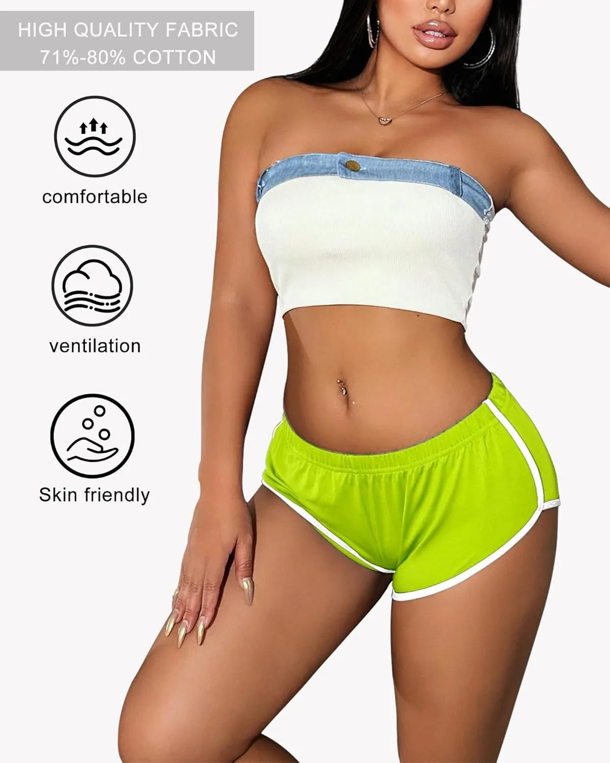 Cheeky Women's Femboy Booty Shorts - Sexy Micro Mini Hot Pants