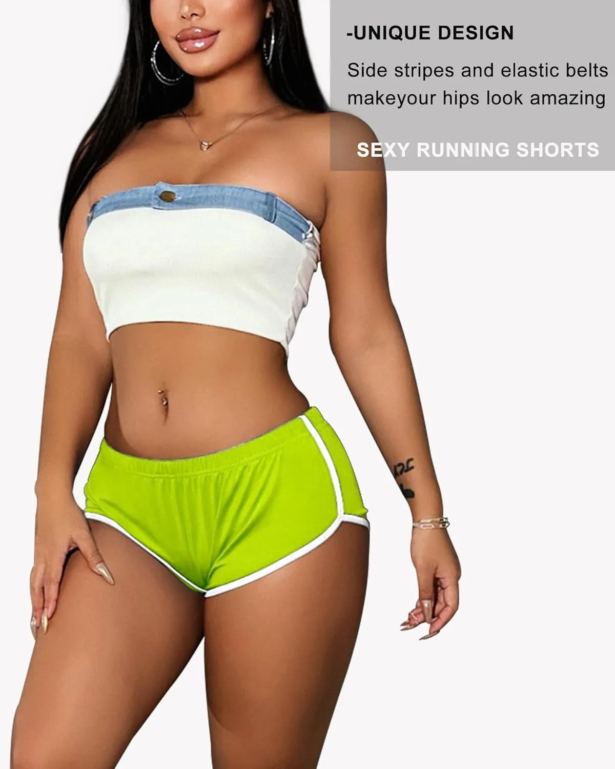 Cheeky Women's Femboy Booty Shorts - Sexy Micro Mini Hot Pants