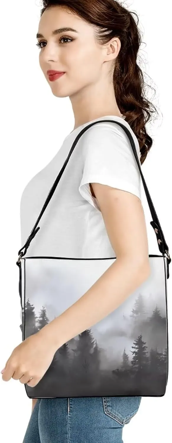 Cute Shoulder Bag Hobo Handbag for Women Purse Leather Top Handle Bags