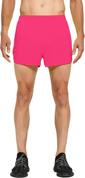 DEMOZU Men's 3 Inch Neon Running Shorts Quick Dry Workout Athletic Gym Marathon Shorts with Liner