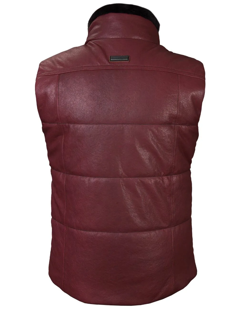 Dolphin HH-65 Leather Vest burgundy Art. 581