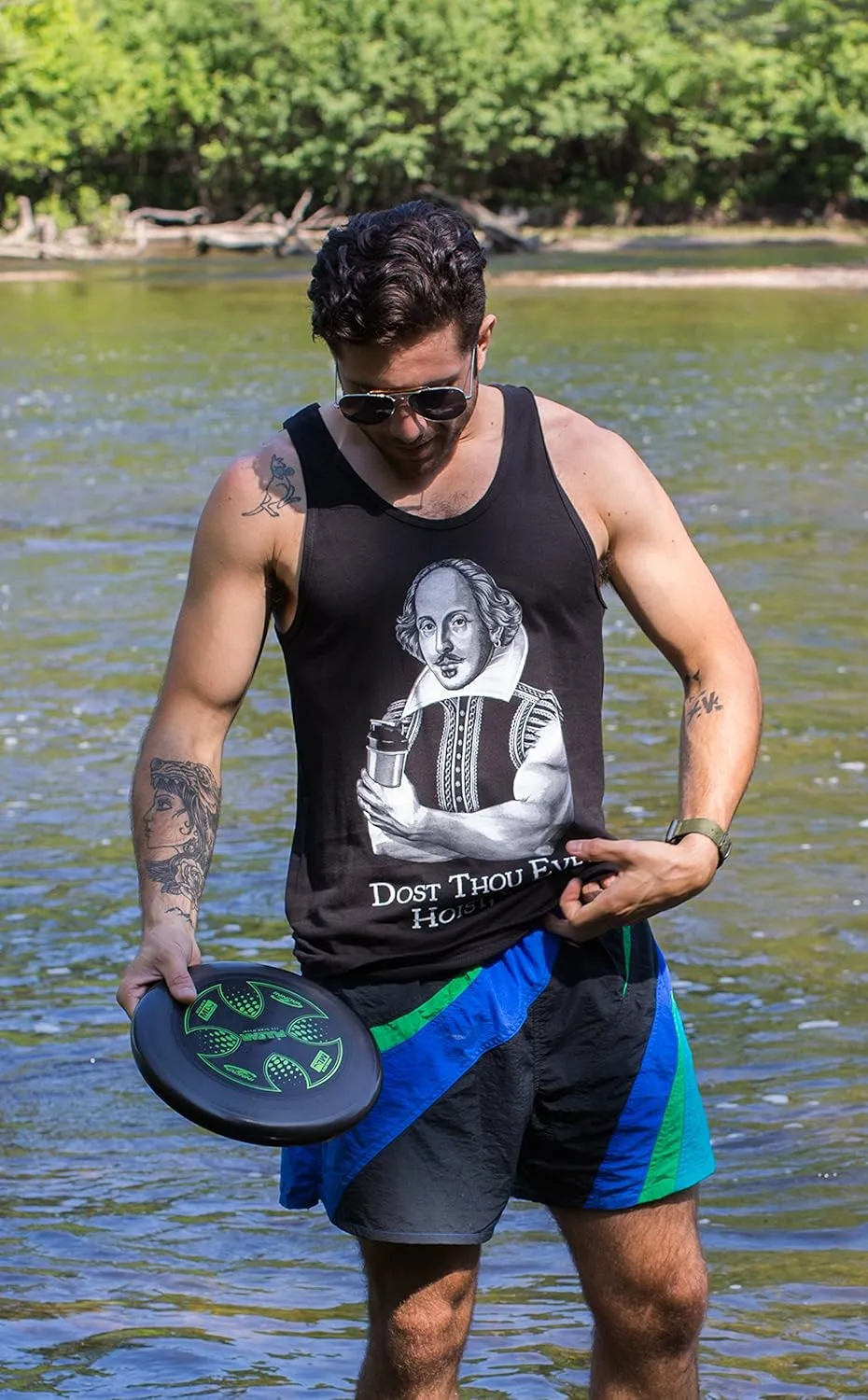 Dost Thou Even Hoist Sir? Funny Workout Weight Lifting Shakespeare Gym Tank Top