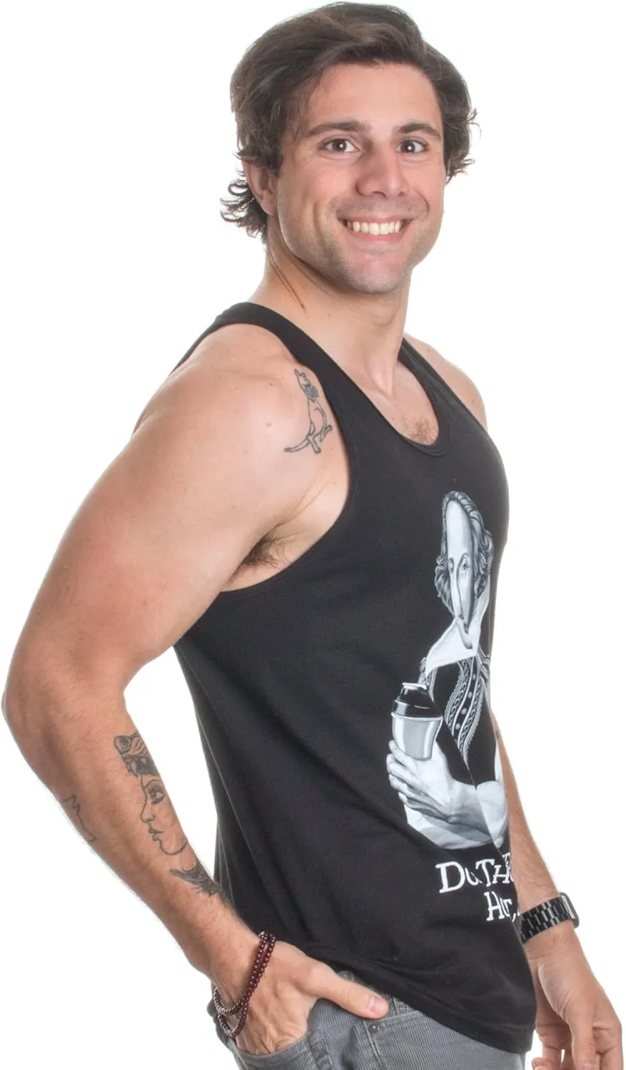 Dost Thou Even Hoist Sir? Funny Workout Weight Lifting Shakespeare Gym Tank Top