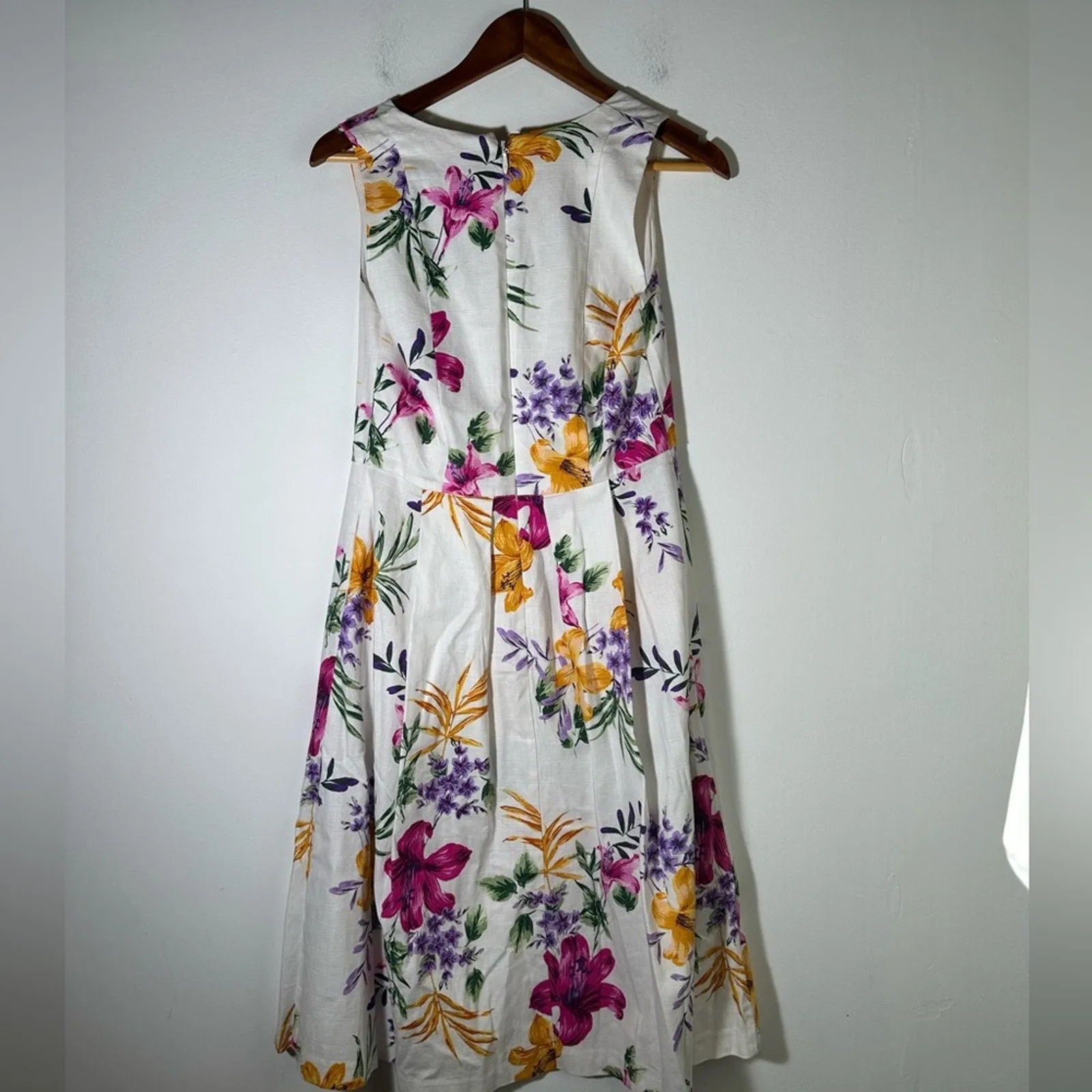 Eva Mendes Floral A Line Dress