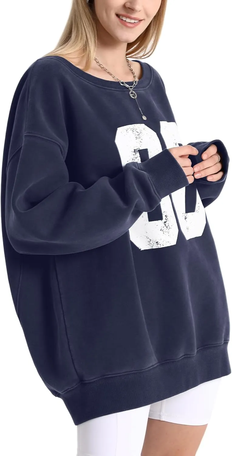 FAIABLE Womens Off-Shoulder Hoodie Heavyweight Hoodies Graphic Vintage Acid Wash Hoodie Fleece Hoodies for Women