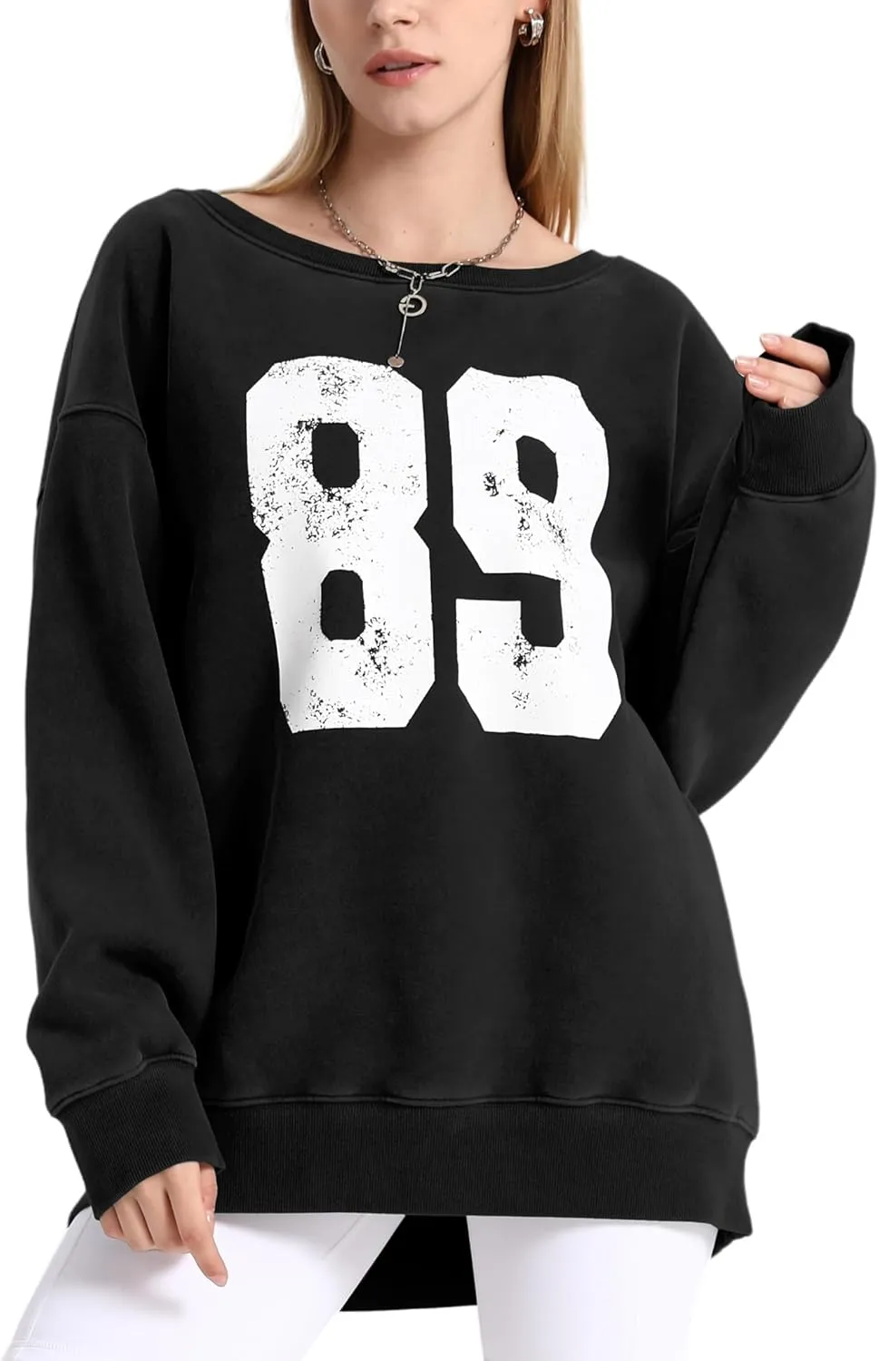FAIABLE Womens Off-Shoulder Hoodie Heavyweight Hoodies Graphic Vintage Acid Wash Hoodie Fleece Hoodies for Women