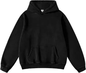 FAIABLE Womens Oversized Hoodie Couples Heavyweight Hoodies Vintage Acid Wash Hoodie