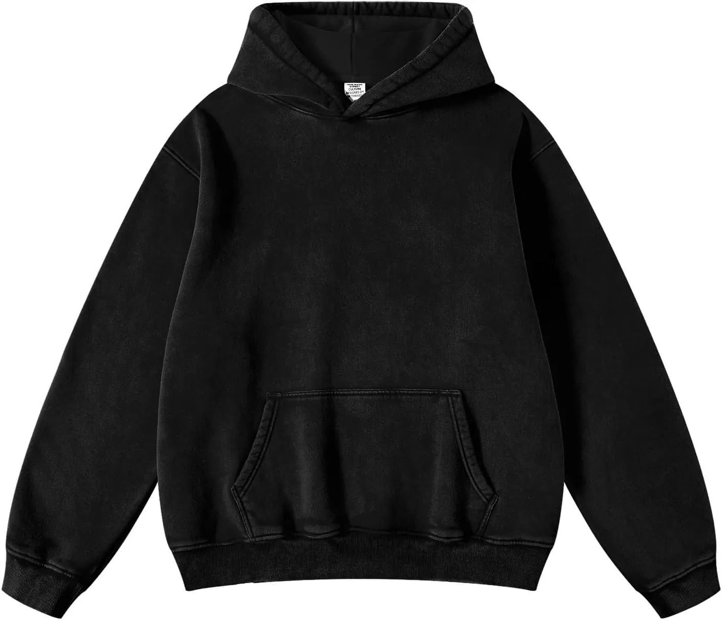FAIABLE Womens Oversized Hoodie Couples Heavyweight Hoodies Vintage Acid Wash Hoodie
