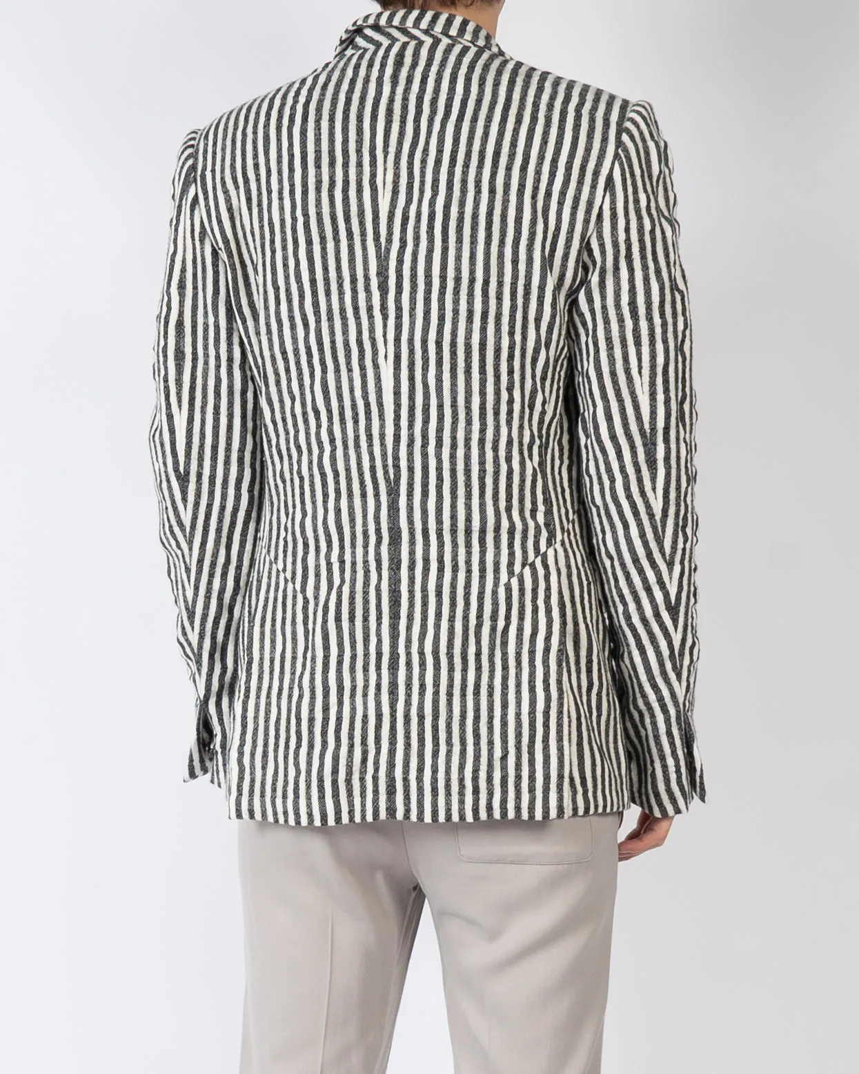 FW17 Campins Striped Evening Jacket Sample