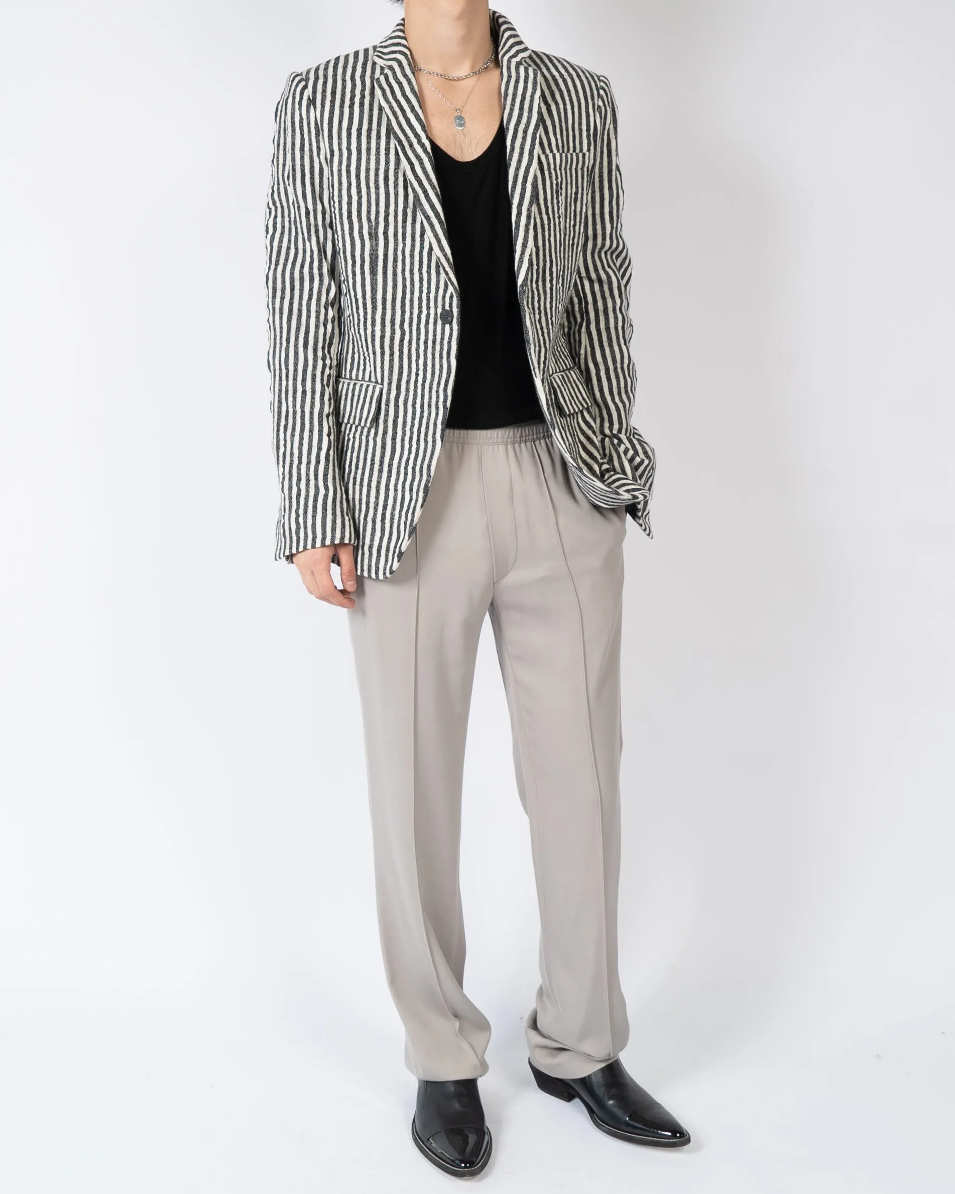 FW17 Campins Striped Evening Jacket Sample