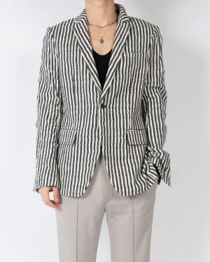 FW17 Campins Striped Evening Jacket Sample
