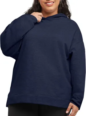 Hanes Women's Ecosmart Plus Size Fleece Hoodie, Midweight Sweatshirt For Women, Kanga Pocket