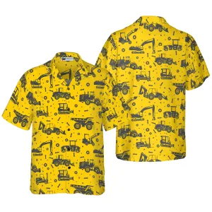 Heavy Tractor Hawaiian Shirt