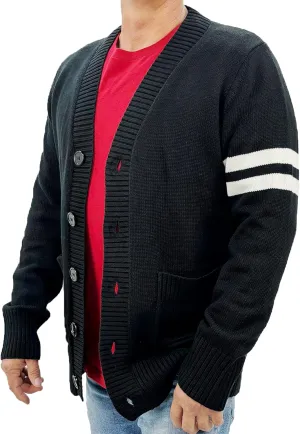 Hip Hop 50's Shop - Mens 1950s Letterman Cardigan Sweater