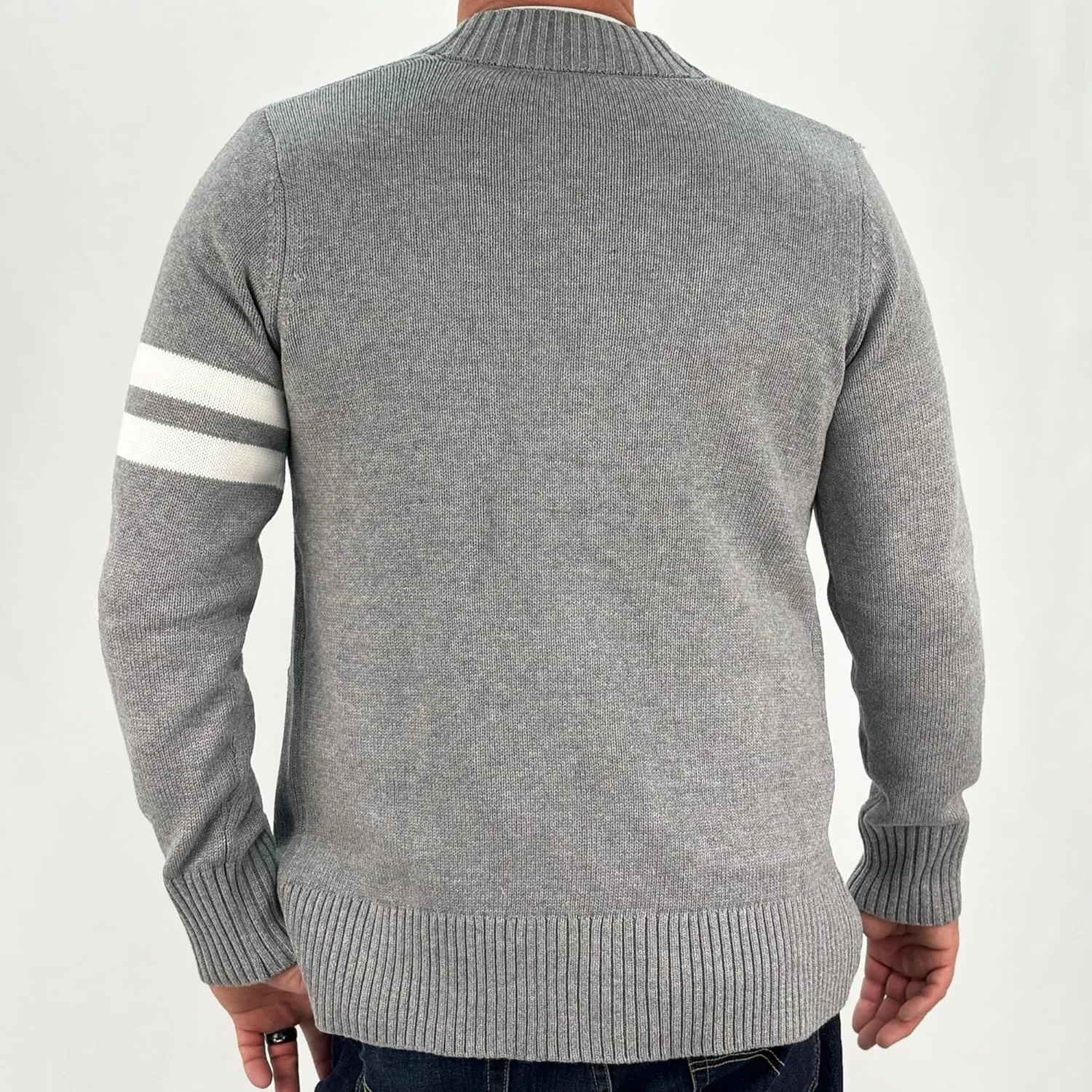 Hip Hop 50's Shop - Mens 1950s Letterman Cardigan Sweater