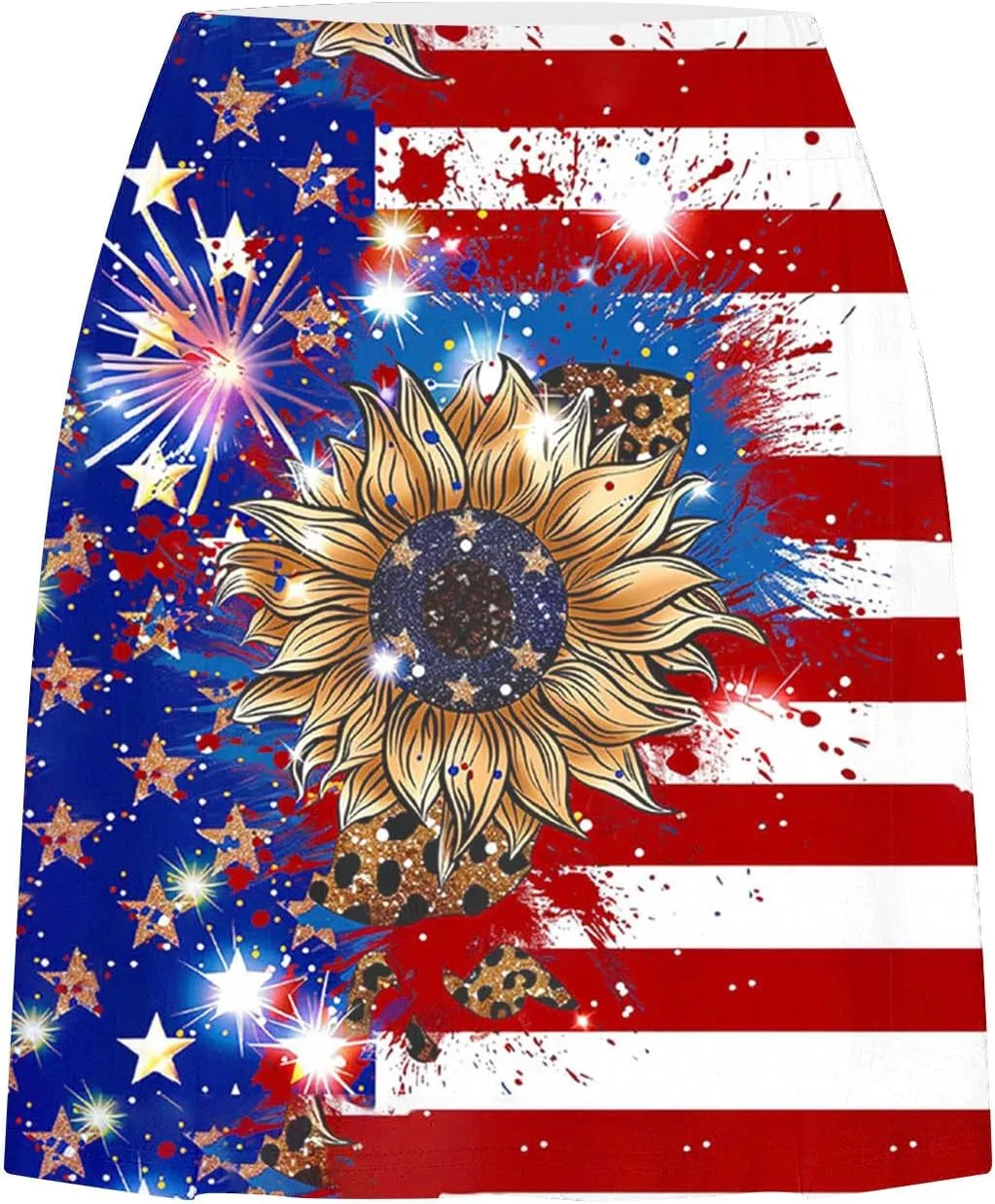 hlysgo Tennis Skorts for Woman Trendy American Flag Print Patriotic Workout Shorts 4th of July Athletic Shorts with Skirts