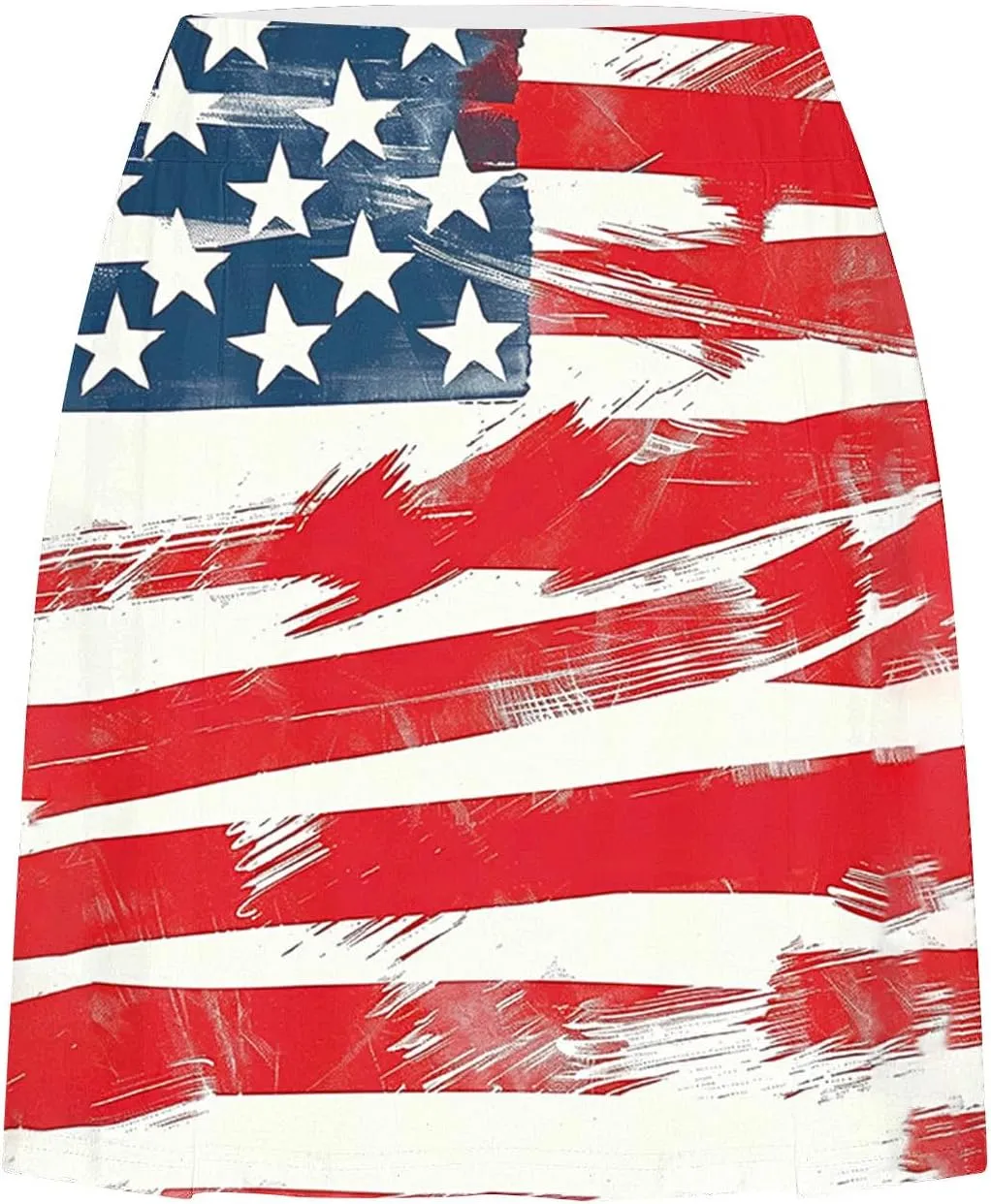 hlysgo Tennis Skorts for Woman Trendy American Flag Print Patriotic Workout Shorts 4th of July Athletic Shorts with Skirts