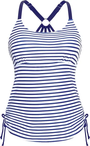 Holipick Womens Tankini Swim Top Only Tankini Bathing Suit Tops No Bottom