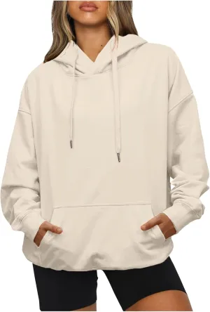Hoodies For Women Plain Pocket Zip Sweatshirt Basic Long Sleeve Coat Outdoor Ladies Daily Tops Trendy Sport Outfits
