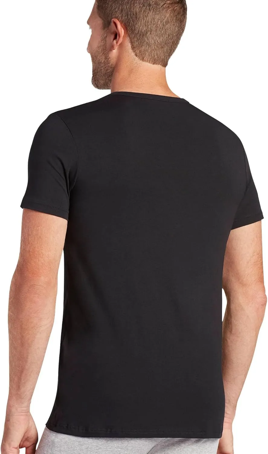Jockey Men's Undershirt Slim Fit Cotton Stretch V-Neck Undershirt - 2 Pack