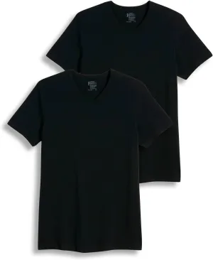 Jockey Men's Undershirt Slim Fit Cotton Stretch V-Neck Undershirt - 2 Pack