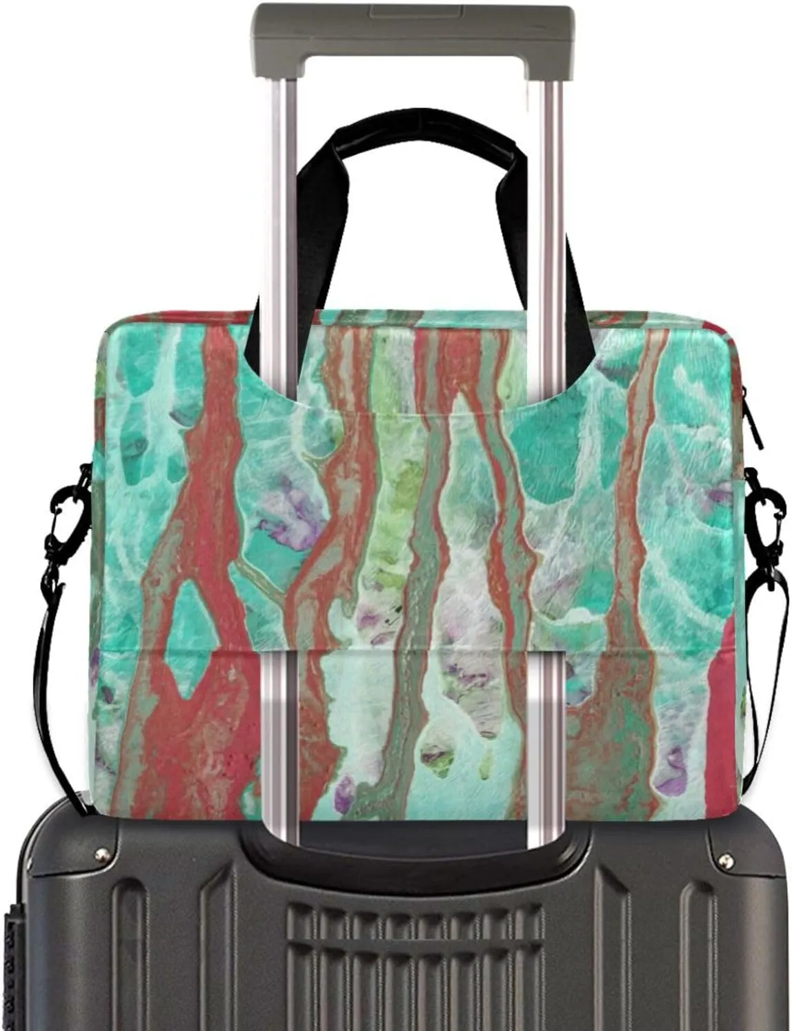 Laptop Computer Tote Bag Briefcase Crossbody with Shoulder Strap Top Handle Men Women