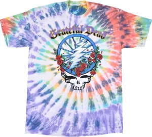 Liquid Blue Men's Standard Grateful Dead Steal Your Wheel SYF and Roses