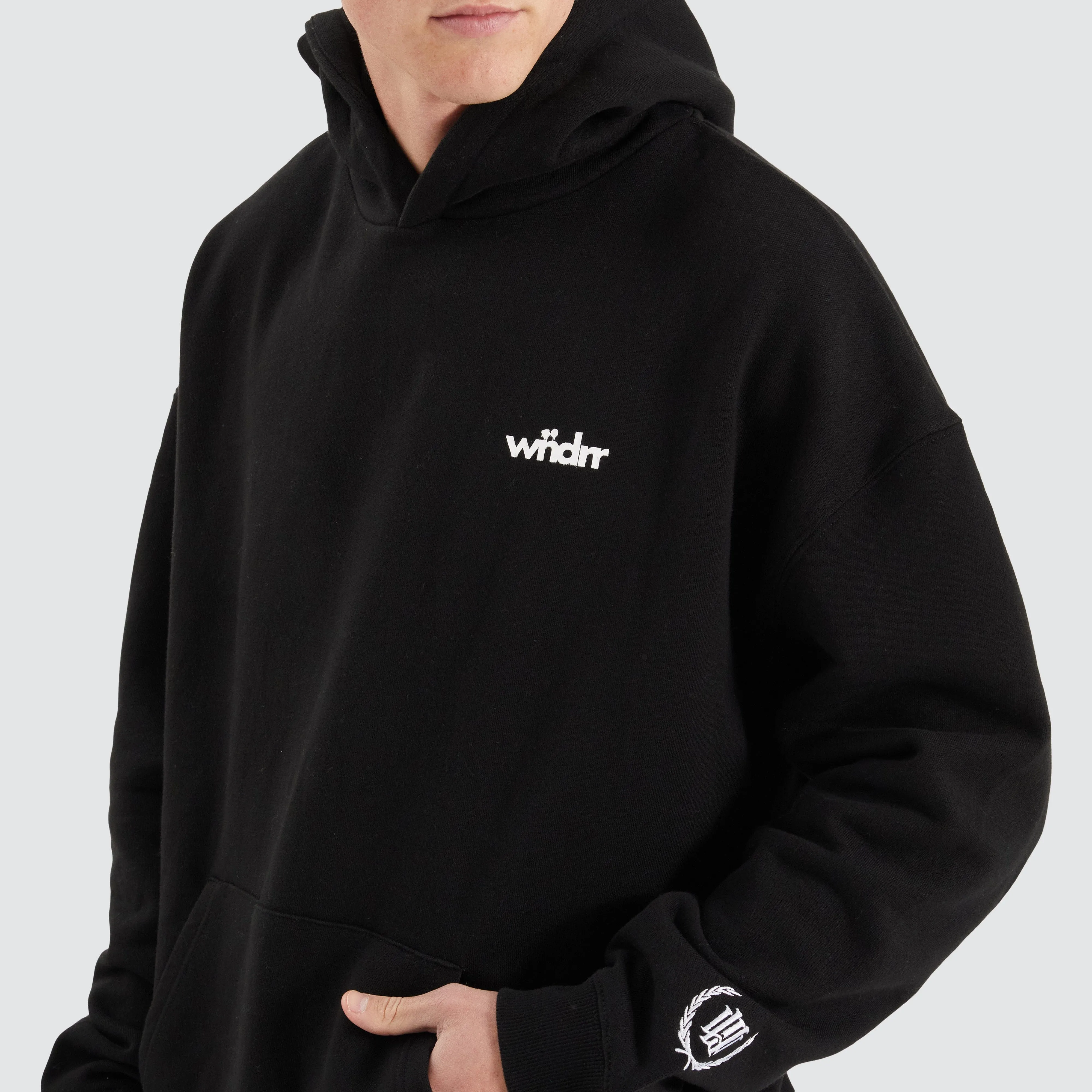 Low Down Heavy Weight Hood Black