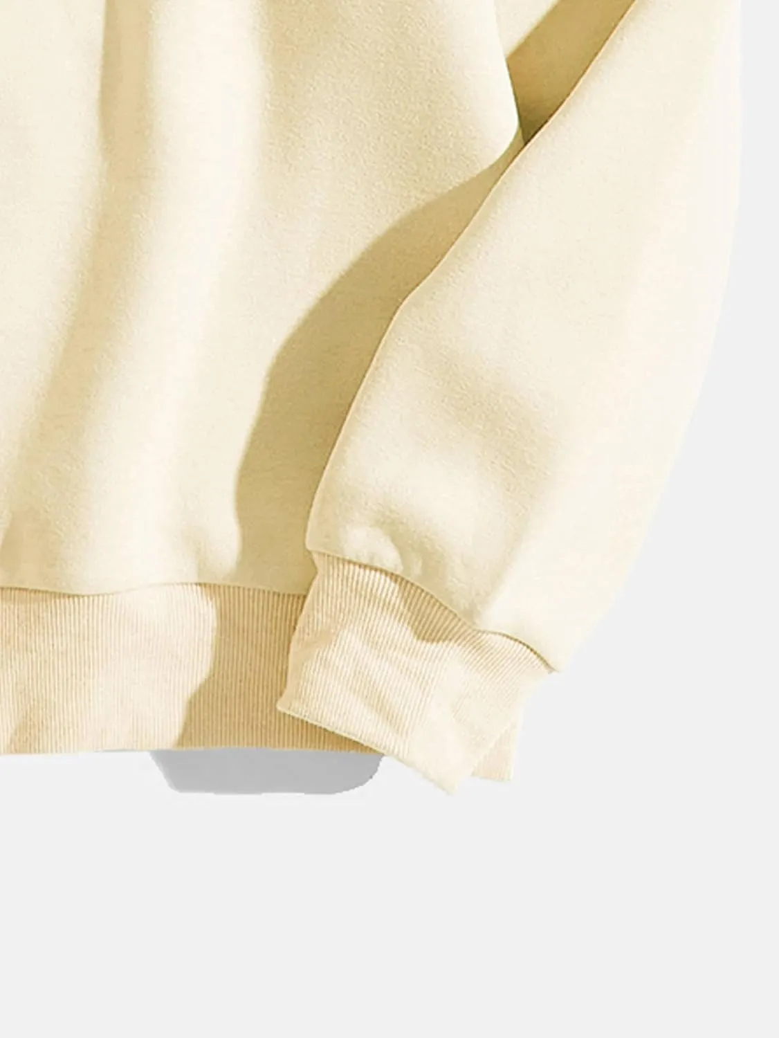 MakeMeChic Women's Casual Cute Oversized Long Sleeve Round Crew Neck Sweatshirt Pullover Top