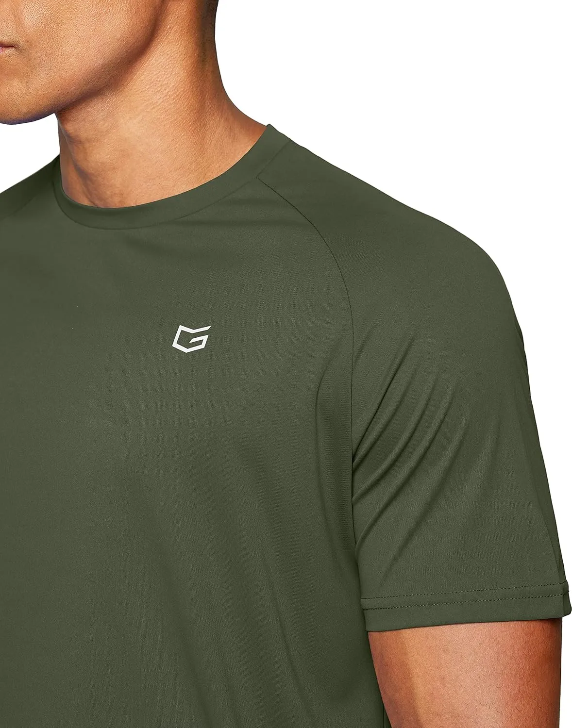 Men's Dry Fit Short Sleeve T-Shirt Crewneck Lightweight Tee Shirts for Men Workout Athletic Casual