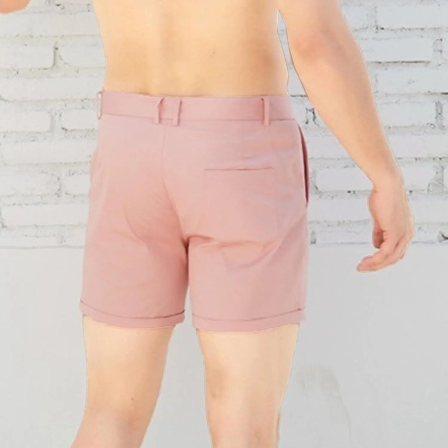 Men's Slim-Fit 5" Flat-Front Comfort Stretch Chino Lightweight Short with Pockets Summer Casual Shorts for Men